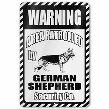German Shepherd Area Patrolled Sign picture