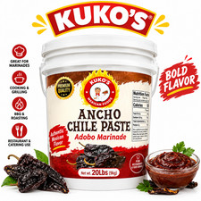 Kuko's Ancho Chile Paste Adobo Marinade 20 LBS Mexican Cooking Sauce picture