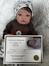 Reborn Baby Frankie by Denise Pratt W/Coa Artist Made 5lb 6oz Reborn Doll New picture