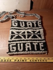 Vintage Guatemalan Mayan Folk Art Satchel Purse Shoulder Bag  picture