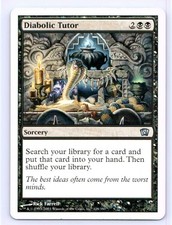 Diabolic Tutor 128 ~ English Near Mint picture