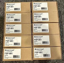 SET OF FIFTEEN (15) NOTIFIER FSP-951 Smoke Detector with Bases FSP 951  picture
