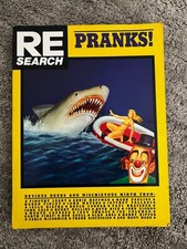 RE/SEARCH: Pranks By RE/Search Publications Prolong Press 1987 Paperback picture