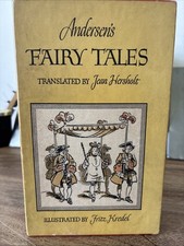 Vintage Andersen's Fairy Tales by Jean Hersholt  1942 Heritage Press Slipcase picture