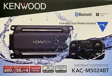 NEW KENWOOD KAC-M5024BT Compact Bluetooth 4-Channel Motorsports Amplifier picture