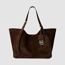 Ralph Lauren Collection RL 888 Suede Large Tote bag NWT picture