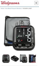Walgreens Premium Arm Blood Pressure Monitor - 897652 (Black) picture