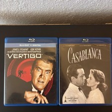Casablanca (1942, Curtiz) and Vertigo (1958, Hitchcock) Classic Blu-ray Lot picture