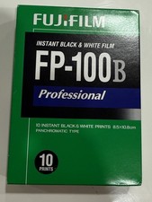 FUJI FP-100B INSTANT BLACK AND WHITE FILM - EXPIRED 10/2011 AS-IS Cold Fridge picture