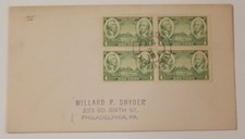 USS Utah (BB 31) August 7 1939 parcel post (sunk at Pearl Harbor Hawaii) picture