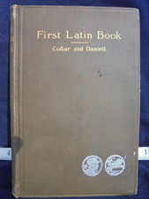 'First Latin Book' Published 1901 by Ginn & Co. picture