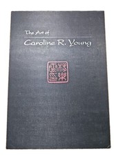 Art of Caroline R Young SIGNED 2002 Silk Painting Asian Art Slipcase OOP picture