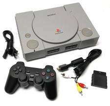 Sony PlayStation 1 SCPH-7001 Console Game System PS1 Wireless Controller Bundle picture