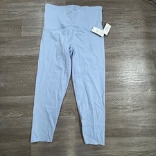 Spanx Booty Boost 7/8 Length Leggings Light Blue High Waist XL 50186R picture
