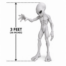 Life Size Alien Replicas Light Grey THEM 1947 (New Models Added) picture