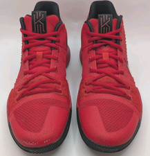 Nike Kyrie 3 Candy Apple Red Black Men's Basketball Shoes Size 10.5 EXCELLENT picture