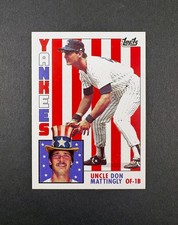Uncle Don Mattingly 1984 Rookie Art Card baseball card artwork  Card Stock USA picture
