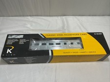 K–Line O Gauge Aluminum Ca Zephyr PRR “Silver Rapids” #8449 Sleeper K4613-48449 picture