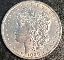 Exquisitely Detailed 1898 P Morgan Dollar - Fantastique picture