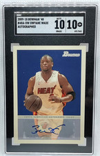 SGC 10 Dwyane Wade Auto 2009-10 Bowman '48 #48A-DW Autograph Miami Heat picture