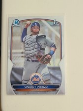 2023 Bowman Chrome Vincent Perozo 1st Bowman # BCP-102 New York Mets Baseball picture