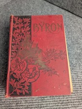 Antique Lord Byron Poetical Works 1880s James B Lyon - Pretty Damaged - AS IS picture