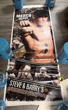 HUGE WWE Merch Depot John Cena Steve & Barry's Display Banner Poster 2007 picture