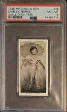 1936 Mitchell & Son, Shirley Temple, PSA 8 [Gallery of 1935] [#26] Buy It Now #2 picture