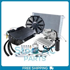 NEW A/C UNIVERSAL KIT UNDERDASH ELECTRIC COMPRESSOR AIR CONDITIONER 12V picture
