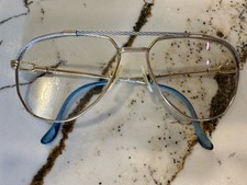 Fred Paris Eyeglasses Frames America Cup Vtg 80s Nautical Gold Tone 60-16-140 picture