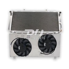 All Aluminum 2Row Radiator+Shroud+Fan For 1991-1995 Toyota MR2 SW20-SW22 W20 MT picture