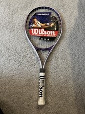 Wilson Triumph Tennis Racket Purple White 4 1/4 V-matrix  picture