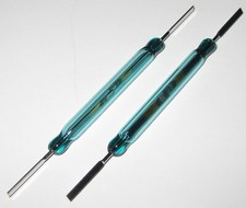2 X Large Magnetic Reed Switch - SPST - 1A - 100V - 82mm L X 5mm Dia. - 1 Amp picture