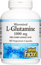 , Micronized L-Glutamine 1000 Mg, Supports Muscles and Immune Function, 180 Caps picture