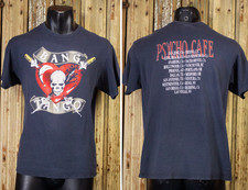 Vintage Styles Bang Tango Psycho Cafe Concert T Shirt 1989 Navy picture