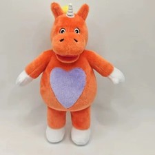 25CM Buddy The Unicorn Plush Soft Stuffed Animal Doll Orange Unicorn Plushie picture
