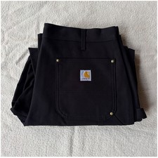Carhartt Double Knee Front Loose Fit Duck Utility Work Carpenter Pants 38 X 28 picture