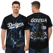 NEW Dodgers Godzilla Minus Zero Night 2026 All Size XS - 5XL picture