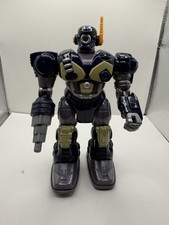 Super Fighter Hap-P-Kid Happy Kid Toy Action Blue & Gold Robot C34118 Figure  picture