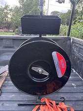 U Line Polypropylene Strapping Cart with 8x8 Core Black picture