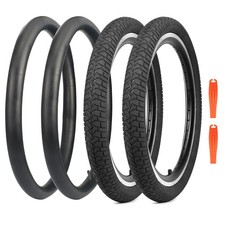 MAKELEN Kids Bike Tires 20x2.125 (57-406) Folding for Kids Bikes - Black picture