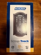 New Schlage Touch Camelot Keyless Touchscreen Deadbolt Aged Bronze, 19 Codes picture