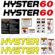 Fits Hyster 60 Decal Kit Equipment Decals Forklift - 7 YEAR 3M VINYL picture