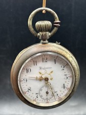 Antique Highmere Swiss Pocket Watch With Triumph Case - Runs picture