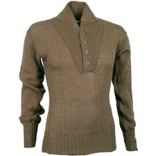 USGI 100% Wool 5 Button Sweater Medium picture