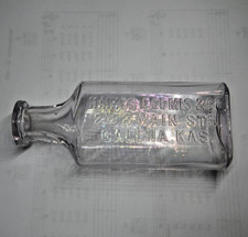 HAINES LOOMIS & CO. STREET PHARMACY GALENA KS KANSAS RARE PRISTINE BOTTLE picture