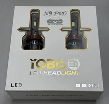 6-sides H11/H9/H8 LED Headlight High/Low Beam Bulbs Super Bright 6500K 3600000LM picture