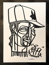 Doze Green Original Art Marker Mugsy 2021 OG Signed Graffiti Playboy Street NYC picture