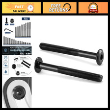 M6 x 65mm Flat Head Hex Socket Cap Screws - 20pcs, 304 Stainless Steel, Black Ox picture