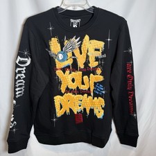 Dreamland Embroidered Graffiti Graphic Streetwear Sweatshirt Men’s Large L NWT picture